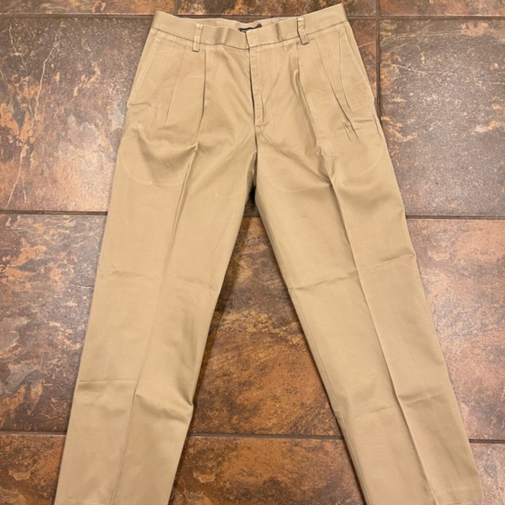 pleated chino dress pant slacks